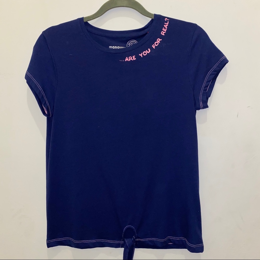 NWT! Manguun Teens Message Tee, Size XL